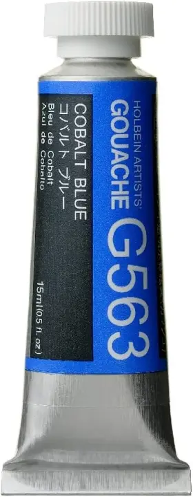 G-563 Holbein Artists Gouache Cobalt Blue 15ml D 15 Ml Tube