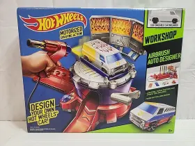 Hot Wheels Workshop 746775312299 Airbrush Auto Designer Custom Spray Toy Cars / Van Nip
