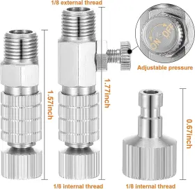 Adapter-0474 Hotop Airbrush Adapter Quick Disconnect Release Connector Fitting Hose Set Kit #2