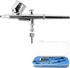 Hotorda 313112445455 Air Brush 0.3mm Gravity Feed Dual-action Airbrush Paint Spray Gun Kit Set Airbru