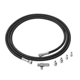 Xr-ab-ahc-02 Hseng 6 Feet Nylon Braided Airbrush Hose With 1/8 Fittings On Both Ends
