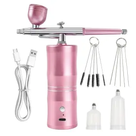 Hqfg-01 Huanqiusensmart Rechargeable Air Brush Kit Cordless Compressor Airbrush Nail Spray Pen Se