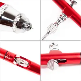 Hubest 936474713655 0.2mm/0.3mm/0.5mm Dual Action Airbrush Kit Gravity Gun Spray Paint G #3