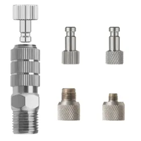 Ab-117a9192m5 Hubest Airbrush Quick Release Disconnect With G1/8 Inch Male Plug Badger And Paasc