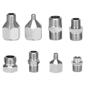 Ab-a1234566b7 Hubest 8 Pieces Airbrush Flexible Adapter Fitting Connector Set K
