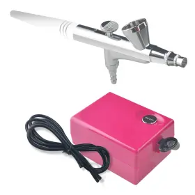Mpb16bfe10 Hubest Airbrush Makeup System Kit With Mini Compressor Beauty Face Paint 0.4mm N