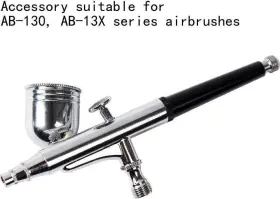 Us-3nonenc Hubest 10 Pcs Replacement Parts Kit With 0.2/0.3/0.5 Mm Airbrush Nozzle For #2