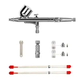 Us-ab-130t Hubest 0.2/0.3/0.5mm Dual-action Gravity Feed Airbrush Gun Spray