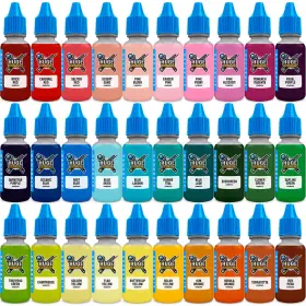 3p-air334 Huge Miniatures Airbrush Acrylic Paint Bundle 17ml Core Values 30 Colors