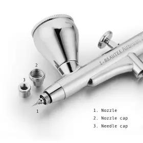 I-beautee 194467099742 Gravity Airbrush Pen With 3 Needles Optional 0.2 0.3&0.5 Dual Action For Na #3