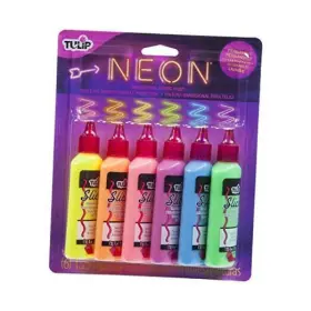 29027 I Love To Create Dimensional Neon Fabric Paint 1.25 Fl Oz Pack Of 6