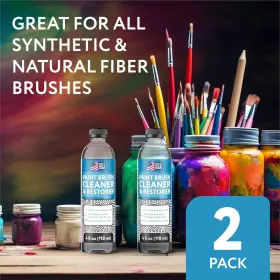 Impresa 850049898621 2 Pack Paint Brush Cleaner And Restoring Liquid - 4oz Soap Bottles #3