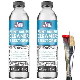 Impresa 850049898621 2 Pack Paint Brush Cleaner And Restoring Liquid - 4oz Soap Bottles