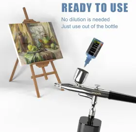 Imyyds 313050952909 Airbrush Paint 6 Color Acrylic Set Water Based Read-to-s #2