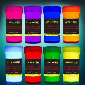 Individuall 0608614360390 0.7 Fl Oz Pack Of 8 Red Blue Green Yellow Pink White Orange Purple