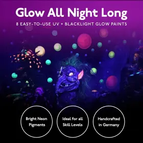Individuall 4260319230505 Glow In The Dark 0.7 Fl Oz Pack Of 8 Blacklight Activated #2