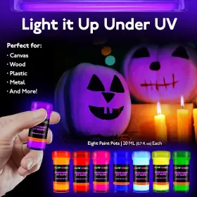Individuall 4260319230505 Glow In The Dark 0.7 Fl Oz Pack Of 8 Blacklight Activated #3
