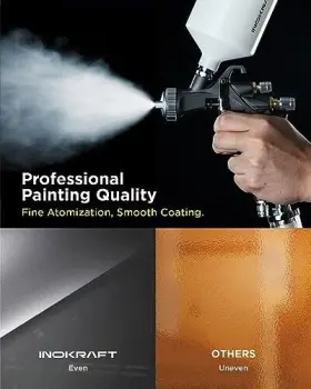 Inokraft 313033924923 D1 Lvlp Air Spray Gun Premium Kit Easy To Use Paint For Cars And House Diy P #3