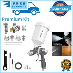 Inokraft 313033924923 D1 Lvlp Air Spray Gun Premium Kit Easy To Use Paint For Cars And House Diy P