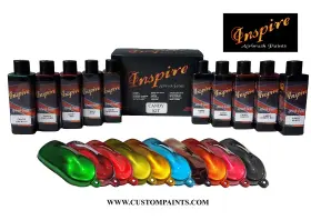6985 Inspire Airbrush Candy Kit Solvent Custom Paint Hok Motorcycle Automotive