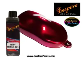 Cdycon-02 Inspire Cdycon-02/insp Candy Concentrate Cherry Red 4oz Solvent Custom Paint Artist