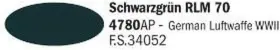510004780 Italeri It4780ap Acrylic Paint Black Green #3