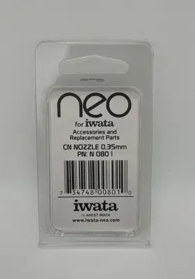 Iwata 734748008010 Neo Nozzle 0.35mm Part No N 080 1 Airbrush Replacement Parts #2