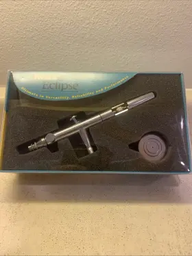 Iwata 734748135501 Eclipse Hp-sbs Autographics Airbrush Gun Used With Instruction Booklet