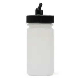 Iwata 734748145340 Big Mouth Airbrush Bottle 2.5 Oz / 75 Ml Cylinder With 38 Mm Adaptor Cap