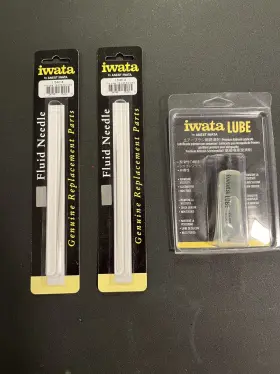 Iwata 734748154045 Fluid Needle .18 Cm-b2/sb2 Set Of 2 Lube .34 Oz