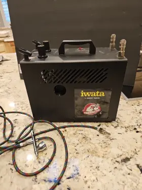 Is975 Iwata 734748710975 Power Jet Pro 110-120v Airbrush Compressor