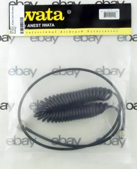 Cti10 Iwata 10ft Cobra Coil Airbrush Hose With And Compressor Fittings - #cti10