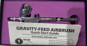 H4100 Iwata Hp-ch Hi Line Airbrush - Dual Action Large Gravity Feed Cup New Opened Box #3