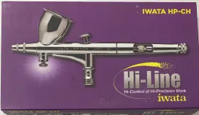 H4100 Iwata Hp-ch Hi Line Airbrush - Dual Action Large Gravity Feed Cup New Opened Box