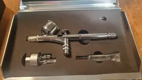 Icm4502 Iwata Custom Micron Cm-c Plus Gravity Feed Dual Action Airbrush Model #3