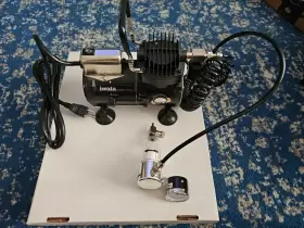 Iw-is800 Iwata Studio Series Is-800 Sprint Jet Power Air Compressor For Painting Tested