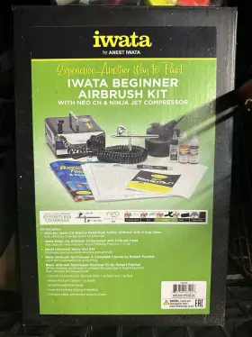 Iw125 Iwata Airbrush Kit I125 New With Extra Paint Included