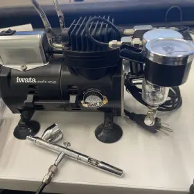 Iw-iw200 Iwata-medea Eclipse Hp-cs And Smart Jet Air Compressor Deluxe Airbrush Kit #2