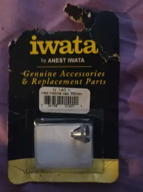 N1401 Iwata Neo Nozzle Cap N3 Part Number Designed For The Cn Airbrush