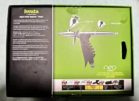 N5500 Iwata Neo Trn1 Trigger Airbrush Gravity Feed With 10 Piece Nozzle #3