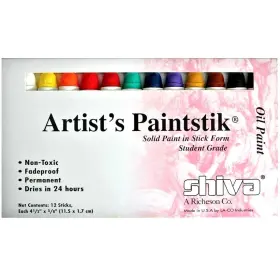 121501 Jack Richeson Shiva Oil 12 Count Pack Of 1 Student Grade Set