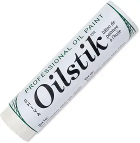 121802 Jack Richeson Shiva Oil Paintstik Jumbo Titanium 1 Count Pack Of White
