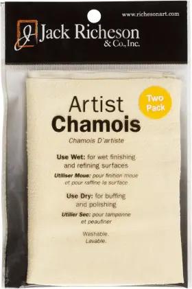 710260 Jack Richeson Artist Chamois 2 Pack 5 X 7