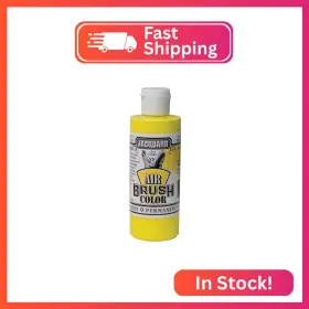 Jab2400 Jacquard Airbrush Color 4 Fluid Ounces Fluorescent Yellow