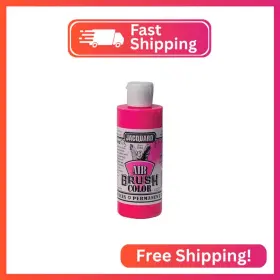 Jab2401 Jacquard Airbrush Color 4oz Fluorescent Hot Pink
