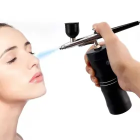 Jahy2tech 774049486018 Portable Air Compressor Set Air-brush Paint Spray Gun Nail Tattoo Art Airbrush #3