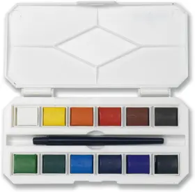 Jerry Q Art 731236584001 12 Assorted Water Colors Travel Pocket Set- Count Pack Of 1 Various
