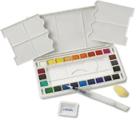 Jq-124 Jerry Q Art 24 Assorted Water Colors Travel Pocket Set- Quality Random Color #2
