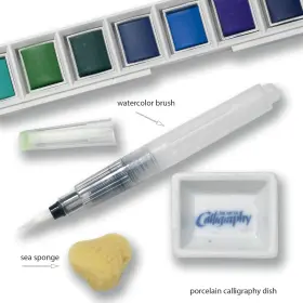 Jq-124 Jerry Q Art 24 Assorted Water Colors Travel Pocket Set- Quality Random Color #3
