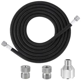 Joyabest 936474717479 Nylon Braided Airbrush Hose 1.8m/6ft 1/8 Inch Bsp - 1/4 A